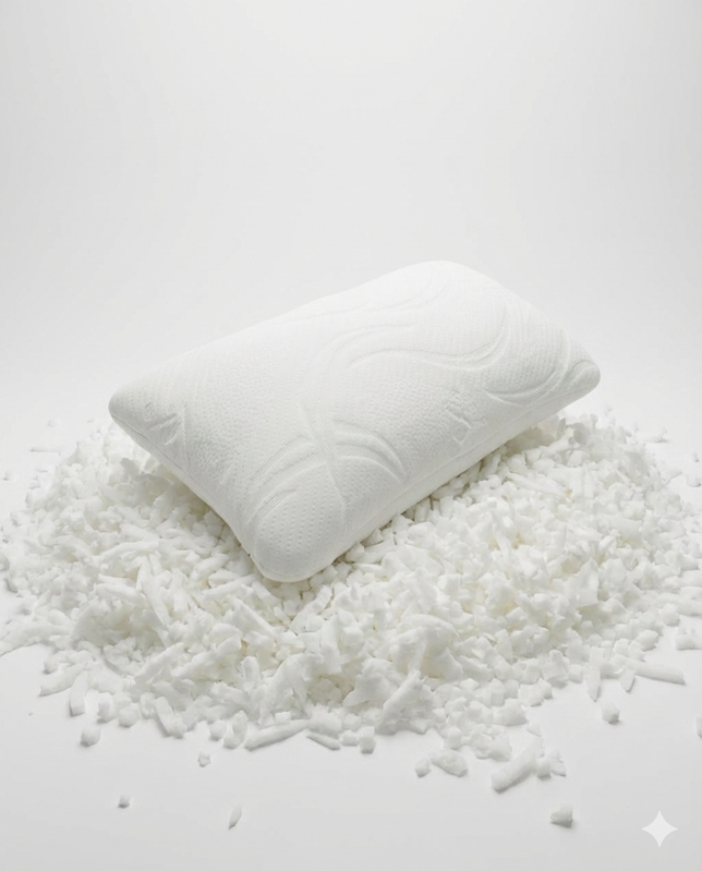 雪花枕 — 醫療級超高密度雪花綿，完美取代羽絨枕